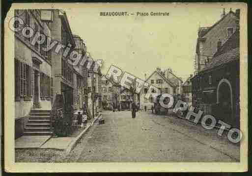 Ville de BEAUCOURT Carte postale ancienne